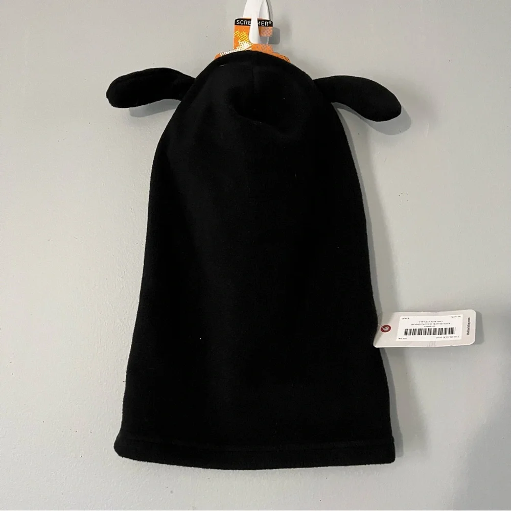 The Black Dog Kids black dog face mask hat OS NWT